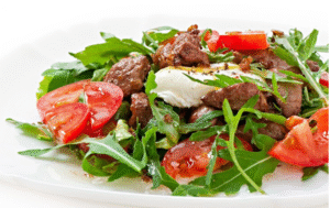 Lamb and Salad