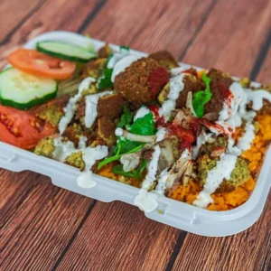 Falafel Over Rice