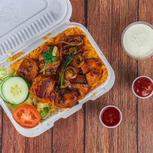 Chicken Tikka Over Rice