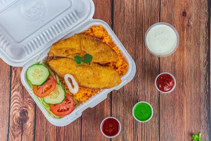 Tilapia Fry Over Rice