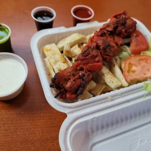 Kebab Pita Or Kofta Pita Platter
