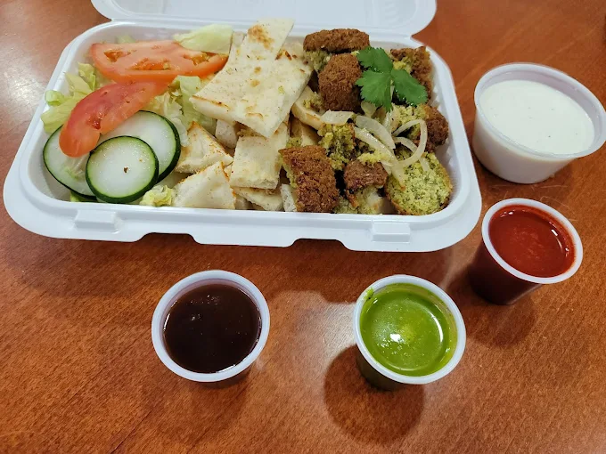 Falafel Pita Platter